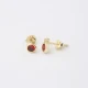 Pomegranate Garnet Theia 925 Sterling Silver Earrings