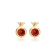 Pomegranate Garnet Theia 925 Sterling Silver Earrings
