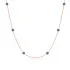Handmade 925 Sterling Silver Turkish Mini Evil Eye Beaded Choker Necklace Jewelry
