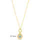 Delicate Hexagon Hollow Chain Aquamarine Charm Necklace Wholesale Turkish 925 Sterling Silver Jewelry Delicate Hexagon Hollow Chain Aquamarine Charm Necklace Wholesale Turkish 925 Sterling Silver Jewelry