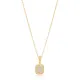 Rectangle Mix Cut CZ 925 Sterling Silver Necklace