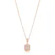 Rectangle Mix Cut CZ 925 Sterling Silver Necklace