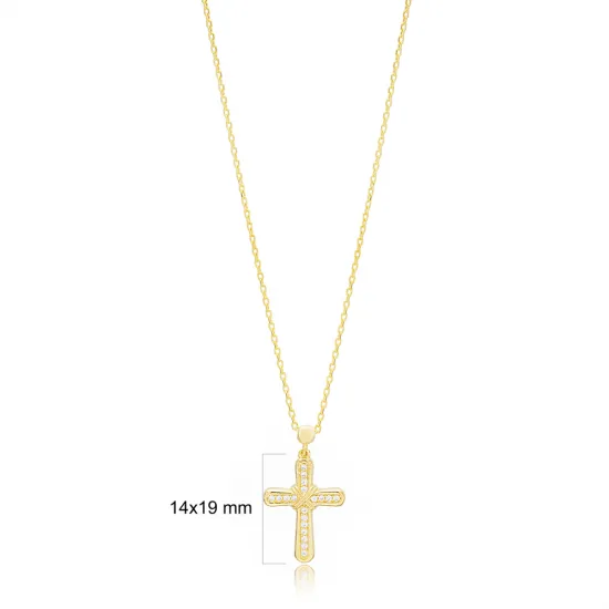 Stylish Cross Charm Necklace Wholesale Handmade 925 Sterling Silver For Ladies Religious Jewelry Stylish Cross Charm Necklace Wholesale Handmade 925 Sterling Silver For Ladies Religious Jewelry