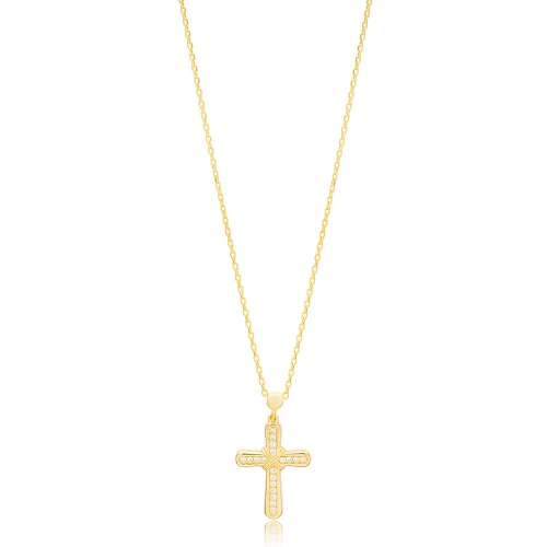 Stylish Cross For Ladies Religious 925 Silver Necklace
