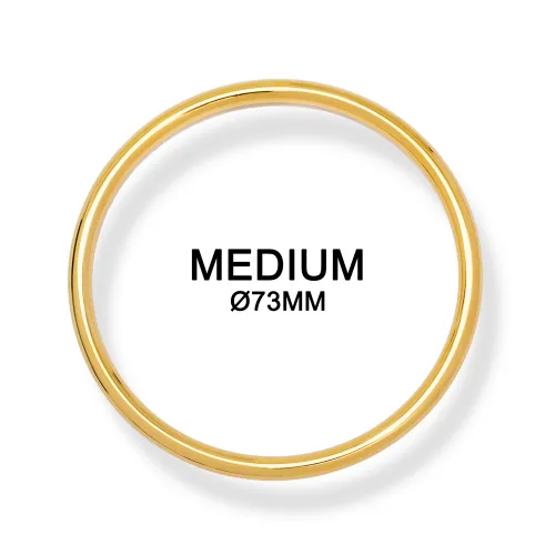 Medium 73mm Plain 925 Sterling Silver Bangle Medium 73mm Plain 925 Sterling Silver Bangle