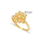 Flower CZ 7 Size Cluster 925 Sterling Silver Ring
