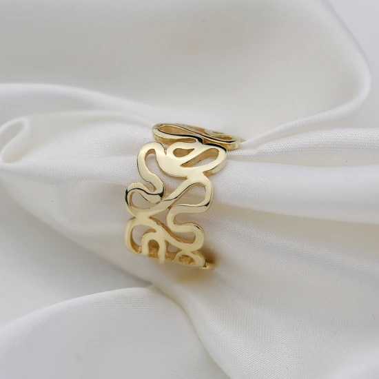 Plain Gross Adjustable 925 Sterling Silver Ring | 925 Sterling Silver Wholesale | Sade Silver Plain Gross Adjustable 925 Sterling Silver Ring - Sade 925 Silver Jewelry