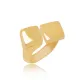 Shiny Square Plain Size 7 Adjustable 925 Silver Ring Shiny Square Plain Size 7 Adjustable 925 Silver Ring