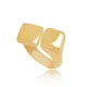 Shiny Square Plain Size 7 Adjustable 925 Silver Ring Shiny Square Plain Size 7 Adjustable 925 Silver Ring