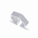 Turkish Plain Pentagon 925 Sterling Silver Ring | 925 Sterling Silver Wholesale | Sade Silver Turkish Plain Pentagon 925 Sterling Silver Ring - Sade 925 Silver Jewelry