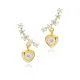 Turkish Heart CZ 925 Sterling Silver Earrings Turkish Heart CZ 925 Sterling Silver Earrings