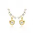 Turkish Heart CZ 925 Sterling Silver Earrings