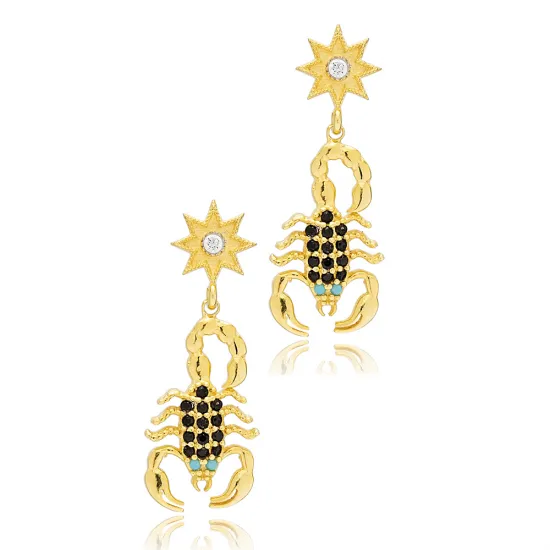Lobster And Star 925 Sterling Silver Earrings Lobster And Star 925 Sterling Silver Earrings