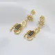 Lobster And Star 925 Sterling Silver Earrings Lobster And Star 925 Sterling Silver Earrings