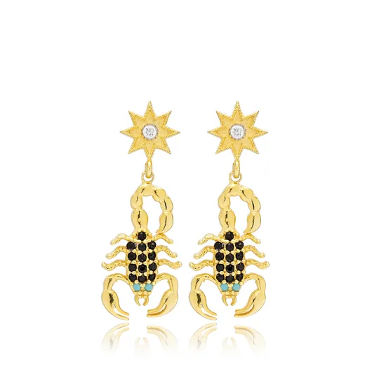 Lobster And Star 925 Sterling Silver Earrings Lobster And Star 925 Sterling Silver Earrings