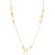 Clear Three Girl CZ 925 Sterling Silver Necklace - Sade 925 Silver Jewelry