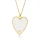 Enamel Heart Design White Color Pendant Turkish Wholesale 925 Sterling Silver Handcrafted Jewelry Enamel Heart Design White Color Pendant Turkish Wholesale 925 Sterling Silver Handcrafted Jewelry
