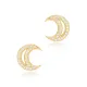 Minimalist Moon 925 Sterling Silver Earrings Minimalist Moon 925 Sterling Silver Earrings