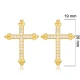 White Cross 925 Sterling Silver Earrings White Cross 925 Sterling Silver Earrings