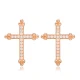 White Cross 925 Sterling Silver Earrings White Cross 925 Sterling Silver Earrings