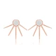 Turkish White Opal 925 Sterling Silver Earrings Turkish White Opal 925 Sterling Silver Earrings