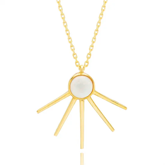 White Opal Dainty 925 Sterling Silver Necklace White Opal Dainty 925 Sterling Silver Necklace