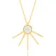 White Opal Dainty 925 Sterling Silver Necklace White Opal Dainty 925 Sterling Silver Necklace