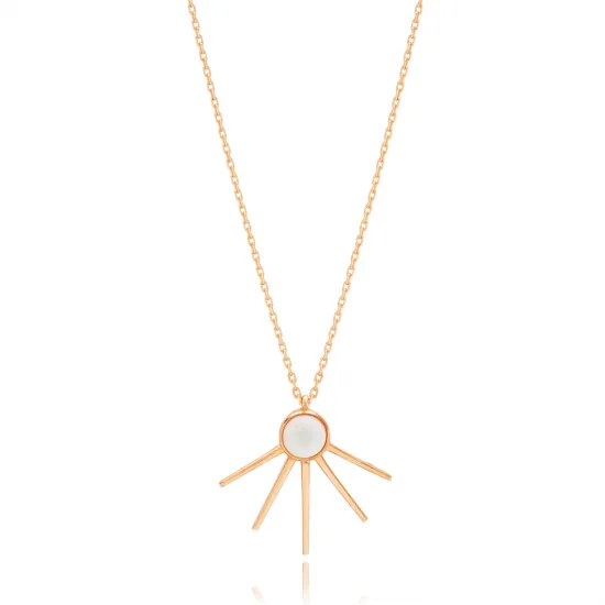 White Opal Dainty 925 Sterling Silver Necklace White Opal Dainty 925 Sterling Silver Necklace