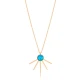 Blue Opal Dainty 925 Sterling Silver Necklace