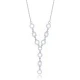 Geometric Round Square Shape Dainty 925 Silver Necklace Geometric Round Square Shape Dainty 925 Silver Necklace