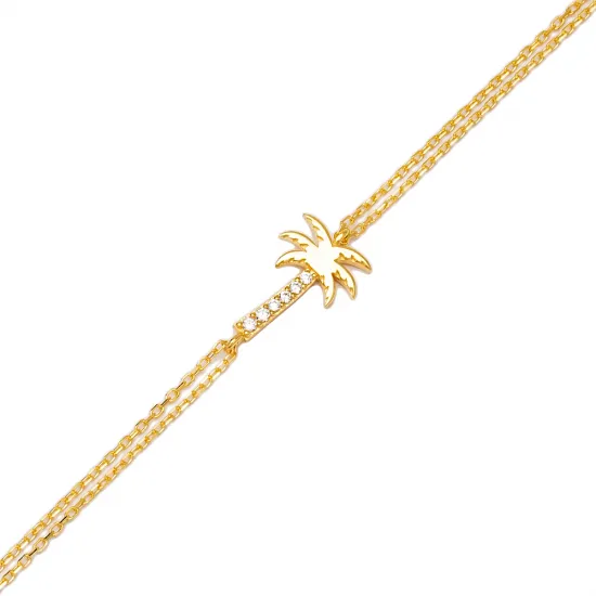 Turkish Palm Tree 925 Sterling Silver Bracelet