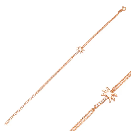 Turkish Palm Tree 925 Sterling Silver Bracelet