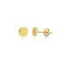 Plain Round Design Sterling Silver Stud Earring Wholesale Handcrafted Turkish Jewelry