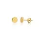 Plain Round Design Sterling Silver Stud Earring Wholesale Handcrafted Turkish Jewelry