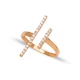 Turkish Micro Pave CZ Bar 925 Sterling Silver Ring Turkish Micro Pave CZ Bar 925 Sterling Silver Ring