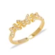 Clear Butterfly Open Band CZ Adjustable 925 Silver Ring Clear Butterfly Open Band CZ Adjustable 925 Silver Ring