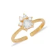 Paw Shiny CZ Style Popular Women Adjustable Silver Ring | 925 Sterling Silver Wholesale | Sade Silver Paw Shiny CZ Style Popular Women Adjustable Silver Ring - Sade 925 Silver Jewelry