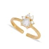 Paw Shiny CZ Style Popular Women Adjustable Silver Ring