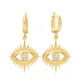 Evil Eye Dangle Earrings in 925 Sterling Silver Evil Eye Dangle Earrings in 925 Sterling Silver