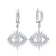 Evil Eye Dangle Earrings in 925 Sterling Silver Evil Eye Dangle Earrings in 925 Sterling Silver