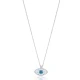 Chic Evil Eye 925 Sterling Silver Necklace | 925 Sterling Silver Wholesale | Sade Silver Chic Evil Eye 925 Sterling Silver Necklace - Sade 925 Silver Jewelry
