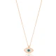 Chic Evil Eye 925 Sterling Silver Necklace | 925 Sterling Silver Wholesale | Sade Silver Chic Evil Eye 925 Sterling Silver Necklace - Sade 925 Silver Jewelry