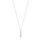 Stick Dainty Shiny CZ 925 Sterling Silver Necklace