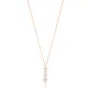 Stick Dainty Shiny CZ 925 Sterling Silver Necklace