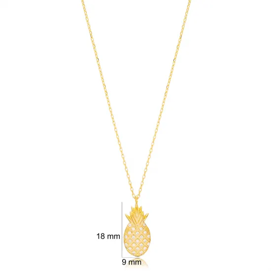 Pineapple Necklace in 925 Sterling Silver Pineapple Necklace in 925 Sterling Silver