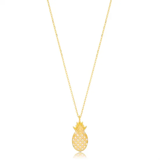 Pineapple Necklace in 925 Sterling Silver Pineapple Necklace in 925 Sterling Silver