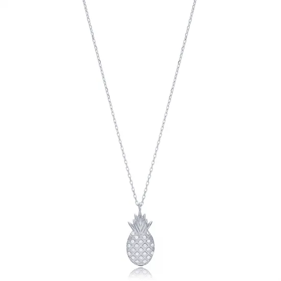 Pineapple Necklace in 925 Sterling Silver Pineapple Necklace in 925 Sterling Silver