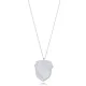 Shape Plain Dainty Medallion Sterling Silver Necklace