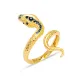 Sapphire Snake Women 925 Sterling Silver Ring Sapphire Snake Women 925 Sterling Silver Ring