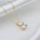 Popular Round Four Claw Zircon Stone Charm Necklace Pendant Wholesale Turkish 925 Sterling Silver Jewelry Popular Round Four Claw Zircon Stone Charm Necklace Pendant Wholesale Turkish 925 Sterling Silver Jewelry